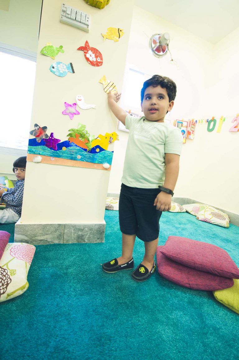 Young PSI student in class