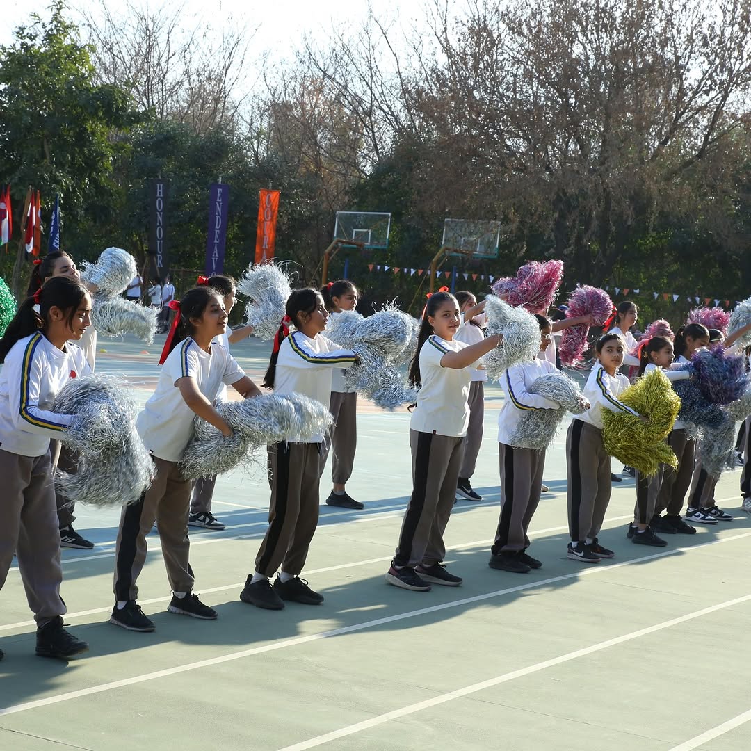 Cheer squad at the PSI Sports Meet 2025